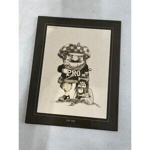 VINTAGE GARY PATTERSON , "THE GOLF PRO," ART. PICTURE IS 8 INCHES IN WIDTH BY 10